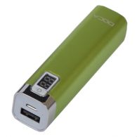 Внешнее зарядное устройство Power Bank DOCA D516 (2600mAh), зеленый