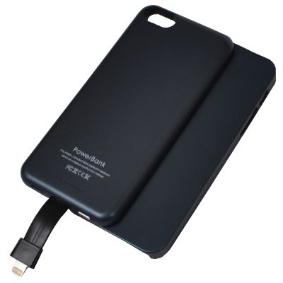 Внешнее зарядное устройство Power Bank DOCA T5 для iPhone 5/5s (2800mAh), чёрный ― fonarik.in.ua