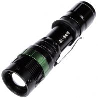 Фонарь фокусируемый Bailong BL-8455 (Cree XPE-Q5, 180 люмен, 3 режима, 1х18650/3хАAA), комплект