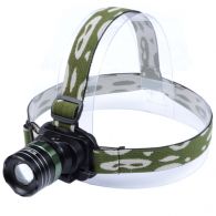 Фонарь налобный фокусируемый Bailong BL-6801-1 (Cree XP-G, 300 люмен, 3 режима), комплект