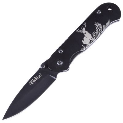 Нож TEKUT Chopper LK4105 (длина: 13.5cm, лезвие: 5.5cm), черный ― fonarik.in.ua