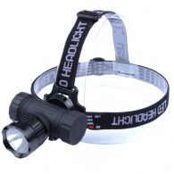 2 в 1 - Фонарь налобный + Велофара Bailong BL-6821 (Cree XM-L, 500лм, 5реж, 1х26650/18650/3хAAA)