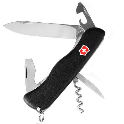 Нож складной, мультитул Victorinox Nomad (111мм, 11 функций), черный 0.8353.3 ― fonarik.in.ua