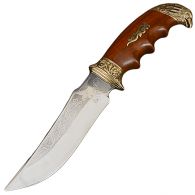 Нож эксклюзивный Спутник "Орел" (длина: 27cm, лезвие: 14.5cm), в кожаных ножнах