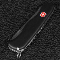Нож складной, мультитул Victorinox Nomad (111мм, 11 функций), черный 0.8353.3