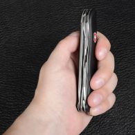 Нож складной, мультитул Victorinox Nomad (111мм, 11 функций), черный 0.8353.3