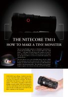 Фонарь Nitecore TM11 (3xCree XM-L2, 2500 люмен, 4 режима, 1-4x18650)