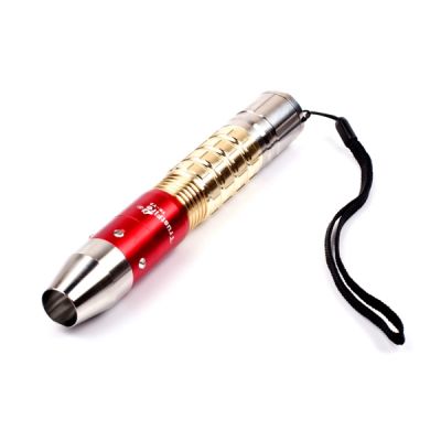 LED Flashlight TrustFire TR-Y2 (CREE Xlamp XR-E yellow led light, 139 Lum, 1 mod, 1x18650), gift box
