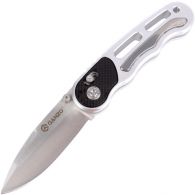 Нож складной Ganzo G718-W (длина: 17.5cm, лезвие: 7.2cm), металлик
