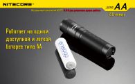 LED Flashlight Nitecore SENS AA (Cree XP-G R5, 120 lumens, 4 modes, 1xAA)