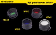 Диффузор фильтр для фонарей Nitecore NFG40 (40mm), зеленый