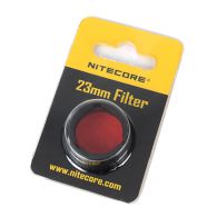 Diffuser filter for flashlights Nitecore NFR23 (22-23mm), red