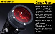Диффузор фильтр для фонарей Nitecore NFG60 (60mm), зеленый