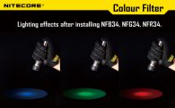 Диффузор фильтр для фонарей Nitecore NFG34 (34mm), зеленый