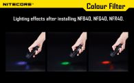 Диффузор фильтр для фонарей Nitecore NFG40 (40mm), зеленый
