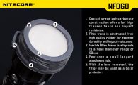Диффузор фильтр для фонарей Nitecore NFG60 (60mm), зеленый