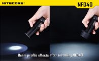 Диффузор фильтр для фонарей Nitecore NFR40 (40mm), красный