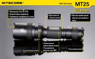 Фонарь Nitecore MT25 (Cree XP-G R5, 390 люмен, 6 режимов, 1x18650)