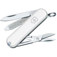 Нож складной, мультитул Victorinox Classic SD (58мм, 7 функций), белый 0.6223.7