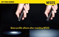 Диффузор фильтр для фонарей Nitecore NFR25 (25mm), красный