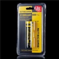 Rechargeable battery Litium Li-Ion 18650 Nitecore NL188 3.7V (3200mAh), protected