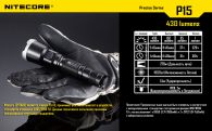 LED Flashlight Nitecore P15 (Cree XP-G2 R5, 430 Lumen, 7 modes, 1x18650)