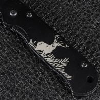Нож TEKUT Chopper LK4105 (длина: 13.5cm, лезвие: 5.5cm), черный