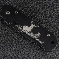 Нож TEKUT Chopper LK4105 (длина: 13.5cm, лезвие: 5.5cm), черный