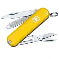 Нож складной, мультитул Victorinox Classic SD (58мм, 7 функций), желтый 0.6223.8