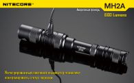 Фонарь Nitecore MH2A (Cree XM-L U2, 600 люмен, 6 режимов, 2xAA), комплект