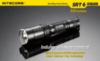 Фонарь Nitecore SRT6 Night Officer (Cree XM-L2 T6, 930 люмен, 5 режимов, 1x18650), военный серый