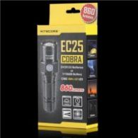 LED Flashlight Nitecore EC25w COBRA (CREE XM-L2 T6, 860 lumen, 8 modes, 1x18650), neutral white