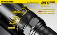 Фонарь Nitecore SRT5 Detective (Cree XM-L2 T6, 750 люмен, 8 режимов, 1x18650), серый