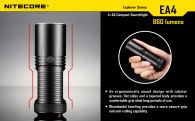Фонарь Nitecore EA4 PIONEER (Cree XM-L U2, 860 люмен, 7 modes, 4xAA)