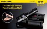 LED Flashlight Nitecore EC25w COBRA (CREE XM-L2 T6, 860 lumen, 8 modes, 1x18650), neutral white