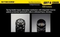 Фонарь Nitecore SRT6 Night Officer (Cree XM-L2 T6, 930 люмен, 5 режимов, 1x18650), военный серый