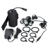 LED Bike Flashlight TrustFire TR-D003 (1xCree XM-L, 2xCree XPE, 1800 Lumen, 3 Modes)