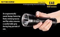 Фонарь Nitecore EA8w (Cree XM-L U2, 900 люмен, 8 режимов, 8xAA), нейтральный белый