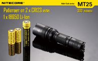Фонарь Nitecore MT25 (Cree XP-G R5, 390 люмен, 6 режимов, 1x18650)