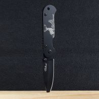 Нож TEKUT Chopper LK4105 (длина: 13.5cm, лезвие: 5.5cm), черный
