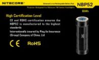 Advanced Li-ion rechargeable battery pack Nitecore NBP52 (for flashlights TM series)
