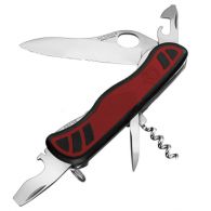 Нож складной, мультитул Victorinox Nomad One Hand (111мм, 11 функций), красный 0.8351.MWC