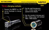 Advanced Li-ion rechargeable battery pack Nitecore NBP52 (for flashlights TM series)