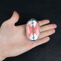 Велофара + задний фонарь для велосипеда KK890 ( 8LED/5LED, 3хAAA), красный