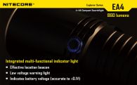 Фонарь Nitecore EA4 PIONEER (Cree XM-L U2, 860 люмен, 7 modes, 4xAA)
