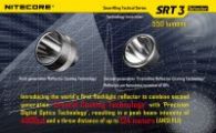 Фонарь Nitecore SRT3 Defender (Cree XM-L2 T6, 550 люмен, 8 режимов, 1xAA/14500/CR123A), серый
