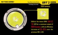 Фонарь Nitecore SRT3 Defender (Cree XM-L2 T6, 550 люмен, 8 режимов, 1xAA/14500/CR123A), черный
