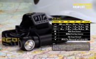 Headlamp Flashlight Nitecore HC30 (Cree XM-L2 U2 , 1000 lumens, 8 modes, 1x18650)