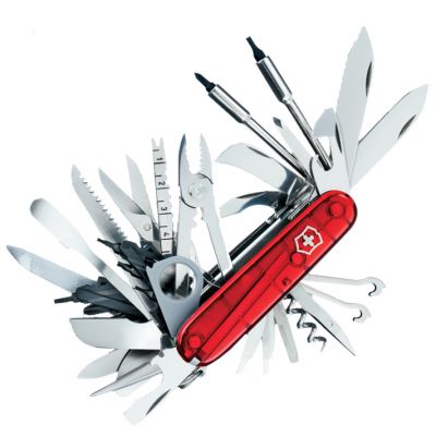 Нож складной, мультитул Victorinox Swisschamp Xlt (91мм, 50 функций), красный 1.6795.XLT ― fonarik.in.ua