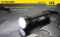 Фонарь Nitecore EA8w (Cree XM-L U2, 900 люмен, 8 режимов, 8xAA), нейтральный белый